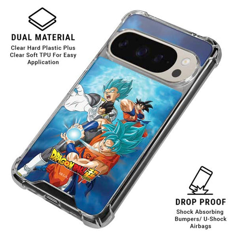 Dragon Ball Super Goku Vegeta Super Ball Google Pixel 9 Pro XL Clear Case